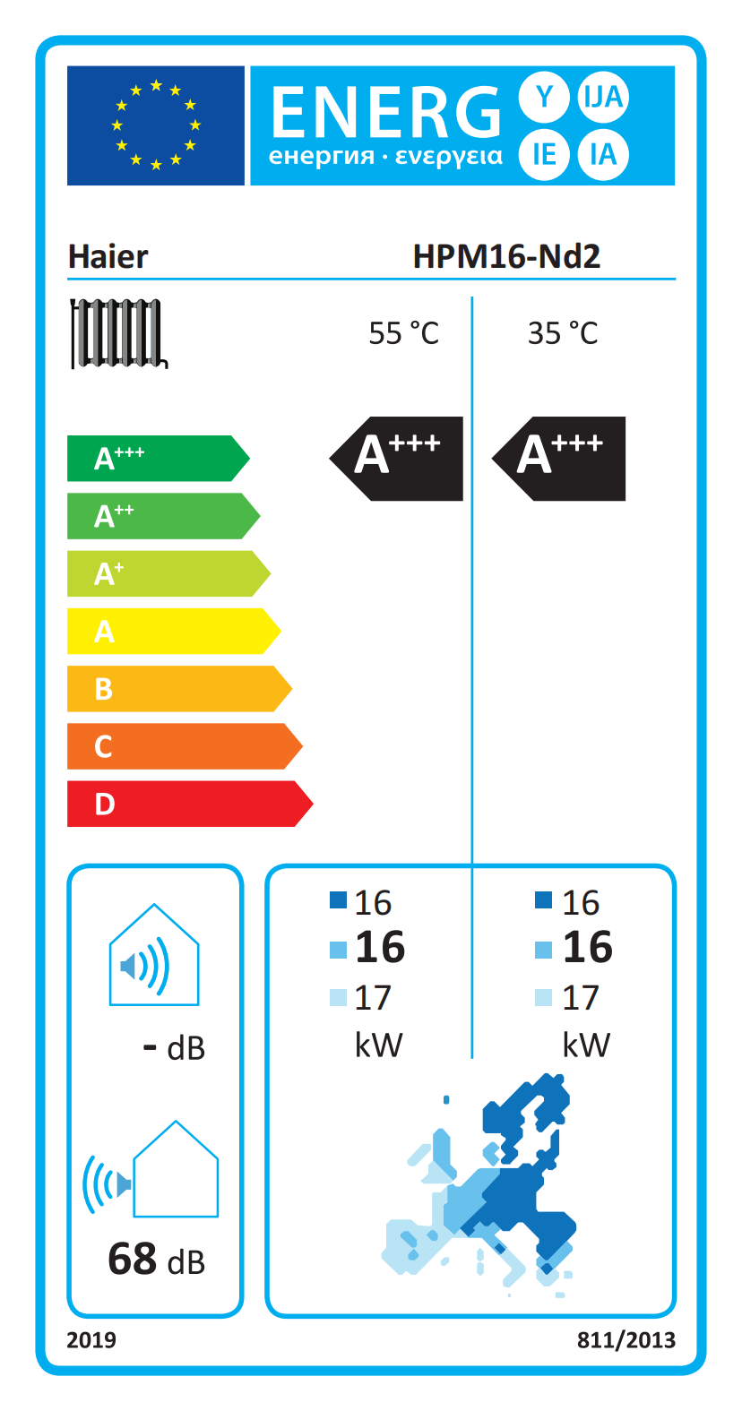 Haier HPM ND02 16 kW (Monoblock / Luft-Wasser Wärmepumpe)
